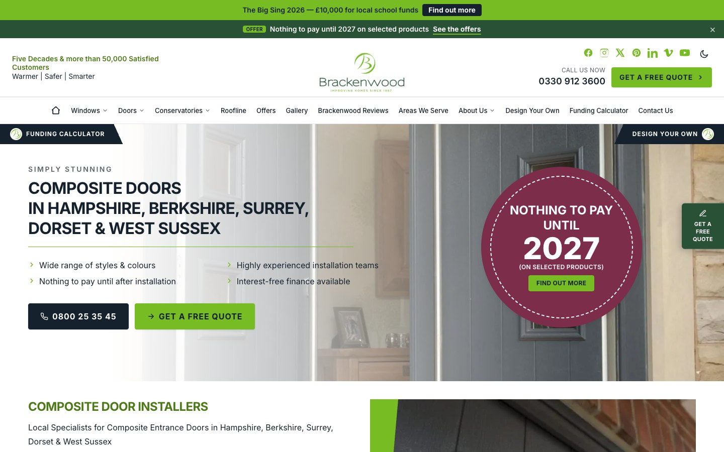Brackenwood — Find the right front door