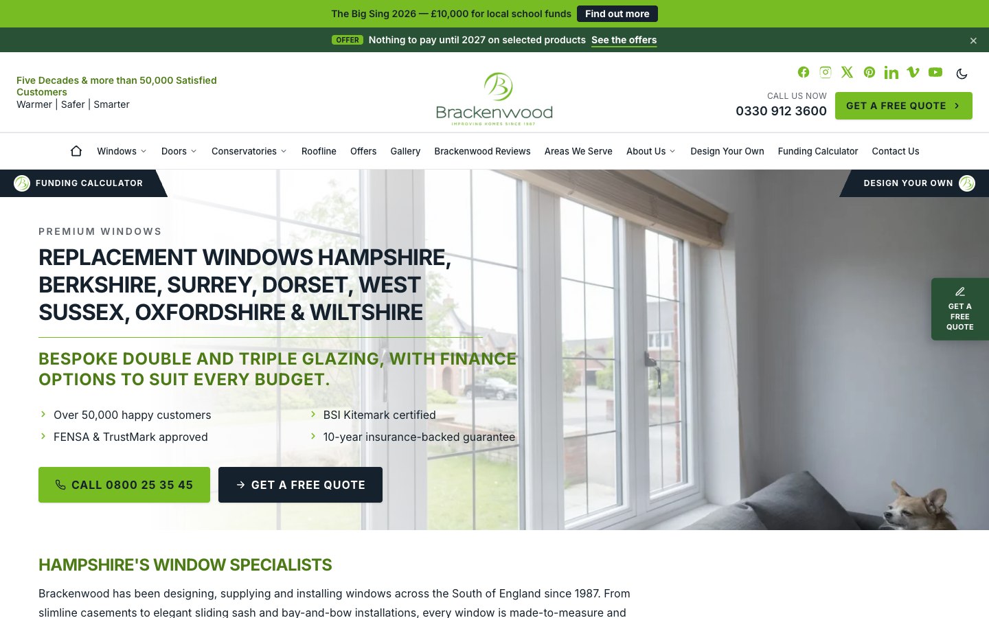 Brackenwood — Explore the window range