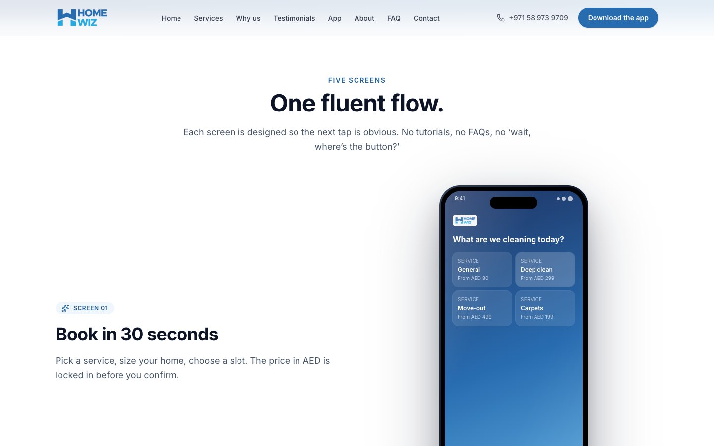 Home Wiz — From the website to the app