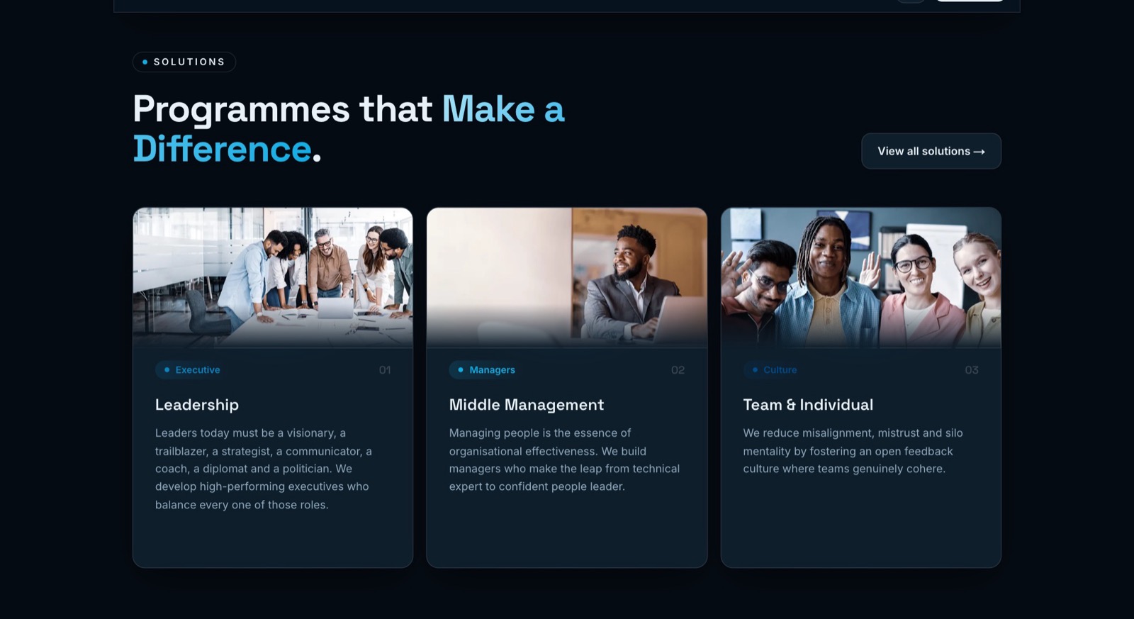 People-Centric — Programmes